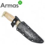 Kizlyar knife “MORSKOY VOLK” (brass, walnut) - Image 8