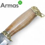 Kizlyar knife “MORSKOY VOLK” (brass, walnut) - Image 7