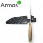 Kizlyar knife “MORSKOY VOLK” (brass, walnut) - Image 3