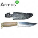 Kizlyar knife “MORSKOY VOLK” (brass, walnut) - Image 5