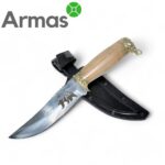 Kizlyar knife “VULKAN” (brass, walnut)