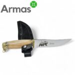 Kizlyar knife “VULKAN” (brass, walnut) - Image 2