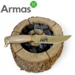 Kizlyar knife “VULKAN” (brass, walnut) - Image 5