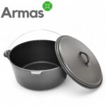 Čuguna katls ar vāku 8.5L - Image 2