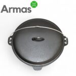 Čuguna katls ar vāku 8.5L - Image 5