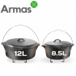 Čuguna katls ar vāku 8.5L - Image 6