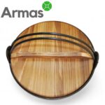 Čuguna katls ar koka vāku 3.5L - Image 4