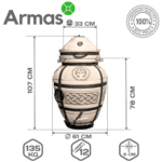 Tandirs ATAMAN ar atvāžamu vāku 2025 NEW - Image 2