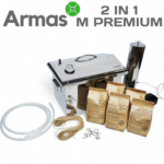 Cold and hot smoker with smoke generator 2 in 1 M PREMIUM