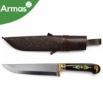 Uzbek National Pchak Knife 300/180 - Stainless Steel, Ebonite Handle - Image 4