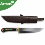 Uzbek National Pchak Knife 300/180 - Stainless Steel, Ebonite Handle - Image 3