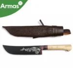 Uzbek National Pchak Knife 285/165 - Bearing Steel, Bone Handle - Image 3