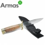 Kizlyar knife “ARROW-1” (brass, walnut) - Image 2