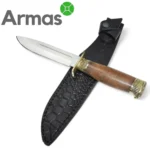 Kizlyar knife “ARROW-1” (brass, walnut) - Image 4