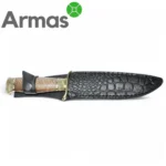 Kizlyar knife “ARROW-1” (brass, walnut) - Image 6