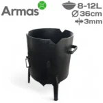 Печь для казана 8-12 л D36 см/3 мм