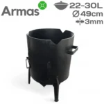 Печь для казана 22-30 л D49 см/3 мм