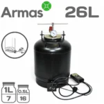 Electric autoclave 26L (0,5L/1L - 16/7 jars)