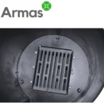 Tērauda krāsns kazanam, D40 cm