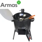 Kazanu krāsns ar cauruli, D40 cm