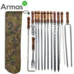 Šašliku iesmu komplekts UNIVERSĀLAIS (14 priekšmeti, 50 cm) - Image 2