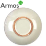 Bottom of an Uzbek ceramic plate with glazed ring