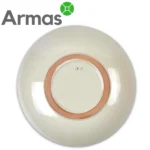 Uzbeku šķīvja apakšpuse ar glazūru