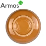 Uzbek pilaf plate Lyagan 38 cm – handmade, “UZ.KARAVAN”, camels - Image 2