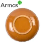 Задняя сторона керамической узбекской тарелки Ляган 40 см