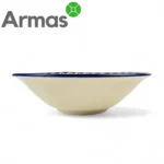 Uzbek deep bowl Lyagan 28 cm – handmade, oriental mandala pattern - Image 2