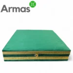 Dāvanu kastīte šķīvim Ljagan 42 cm, zaļa ar zelta apdari - Image 4