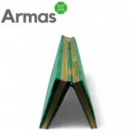 Dāvanu kastīte šķīvim Ljagan 42 cm, zaļa ar zelta apdari - Image 6