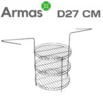 Tandira režģis ar 3 līmeņiem (M izmērs) ar gredzenu JESAUL, ALADDIN, DASTARHAN, ATAMAN, ALADDIN MINI, SKIF