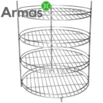 Tandira režģis ar 4 līmeņiem (L izmērs) ar gredzenu ALADDIN, DASTARHAN, ATAMAN, ALADDIN MINI, SKIF - Image 2