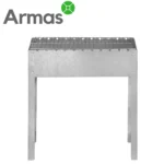 Mangals grill with six stainless steel skewers and grate