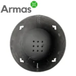 Комплект печь с казаном №11: печь для казана 8–12 л, узбекский казан 8 л, ложка для плова 40 см и половник 40 см — изображение 4