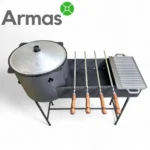 Мангал с печью 44 см (16–22 л казан) — изображение 4