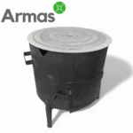 Чугунная плита с набором колец диаметром 48 см