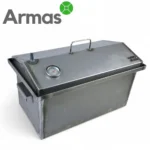 Metal smoking box for home use