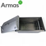 Compact smoking box for garden grilling and home smoking