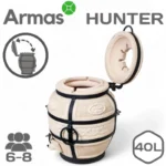 Tandirs OHOTNIK/HUNTER ar atvāžamu vāku