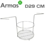 Решётка для тандыра с одним уровнем и металлическим кольцом, подходит для тандыров ALADDIN, DASTARHAN, ATAMAN, ALADDIN MINI и SKIF