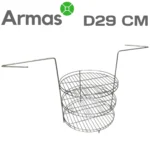 Tandira režģis ar 3 līmeņiem un metāla gredzenu, piemērots tandīriem ALADDIN, DASTARHAN, ATAMAN, ALADDIN MINI un SKIF