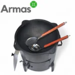 печь для 10 л казан