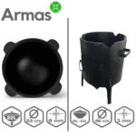 kazans un krāsns 22 l komplekts