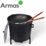 22l kazan ar krāsns un karotiem