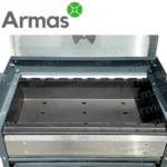 Мангальная топка с отверстиями для золы