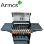 Мангал с 9 шампурами и решетками