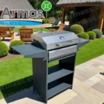 Компактный гриль с полками и термометром