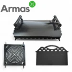 Крышка мангала, подставка для казана и термопанель